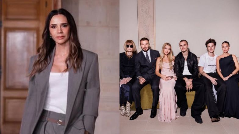 Nie wszyscy Beckhamowie okazali wsparcie Victorii na jej paryskim pokazie. Jest wielki NIEOBECNY