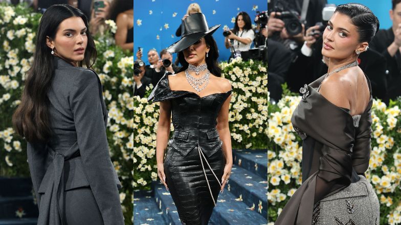Gala MET 2025. Klan Kardashian-Jenner zadaje szyku na kwiecistym dywanie. Ikony?