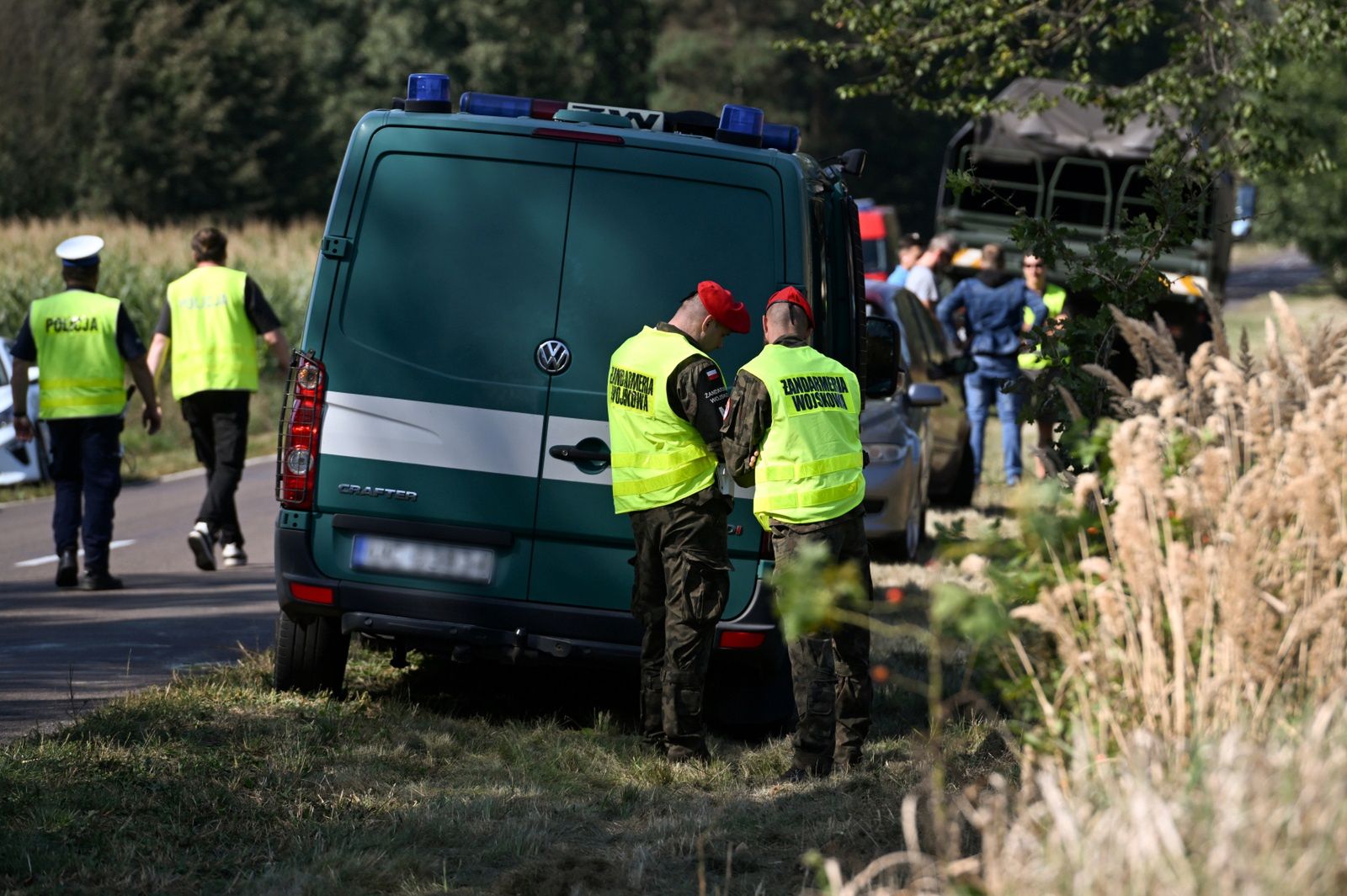 Szczątki drona w trzecim województwie