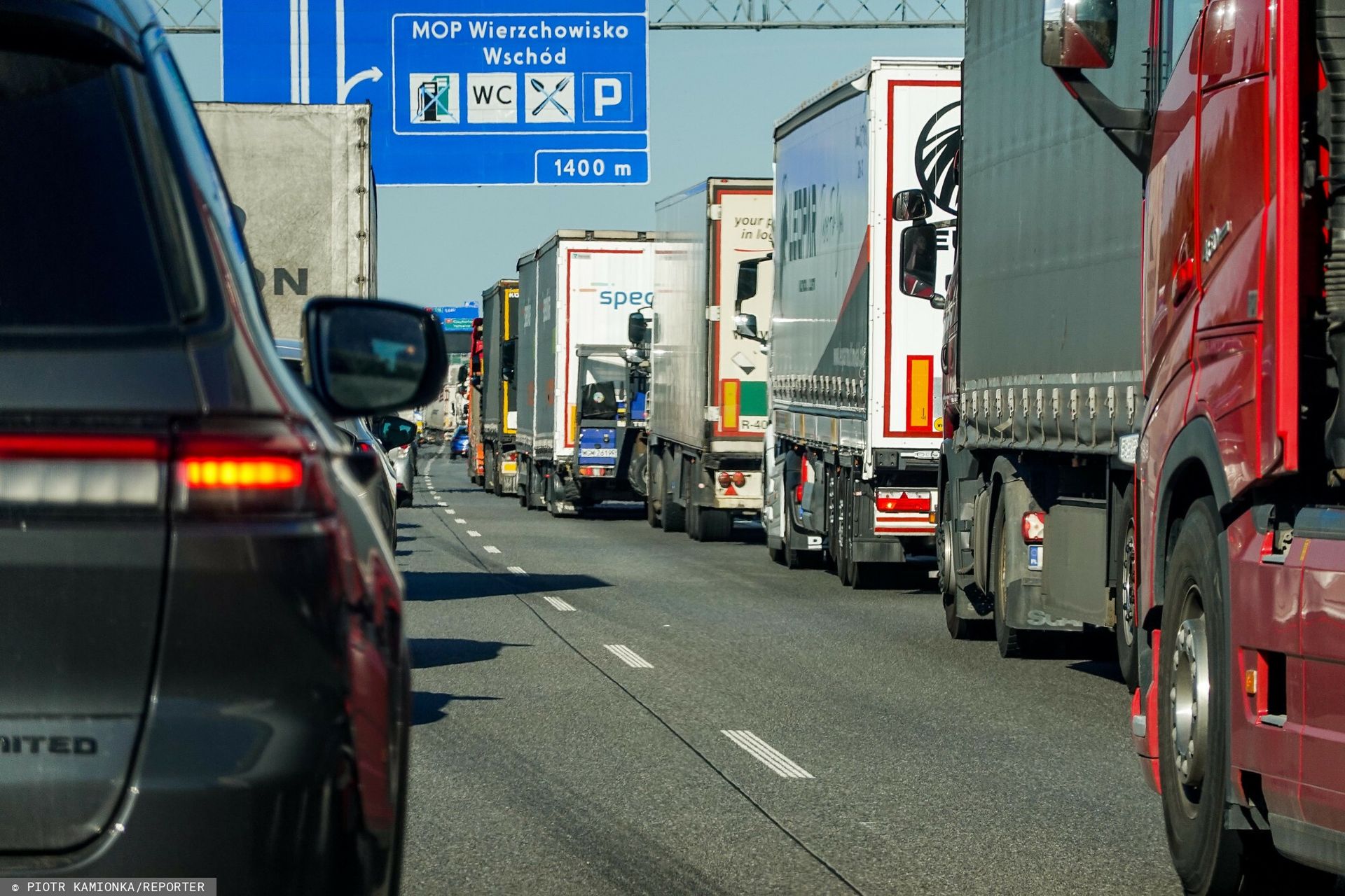 Autostrada A4 pod Wrocławiem stoi. Korek ma ok. 25 km po dwóch stronach