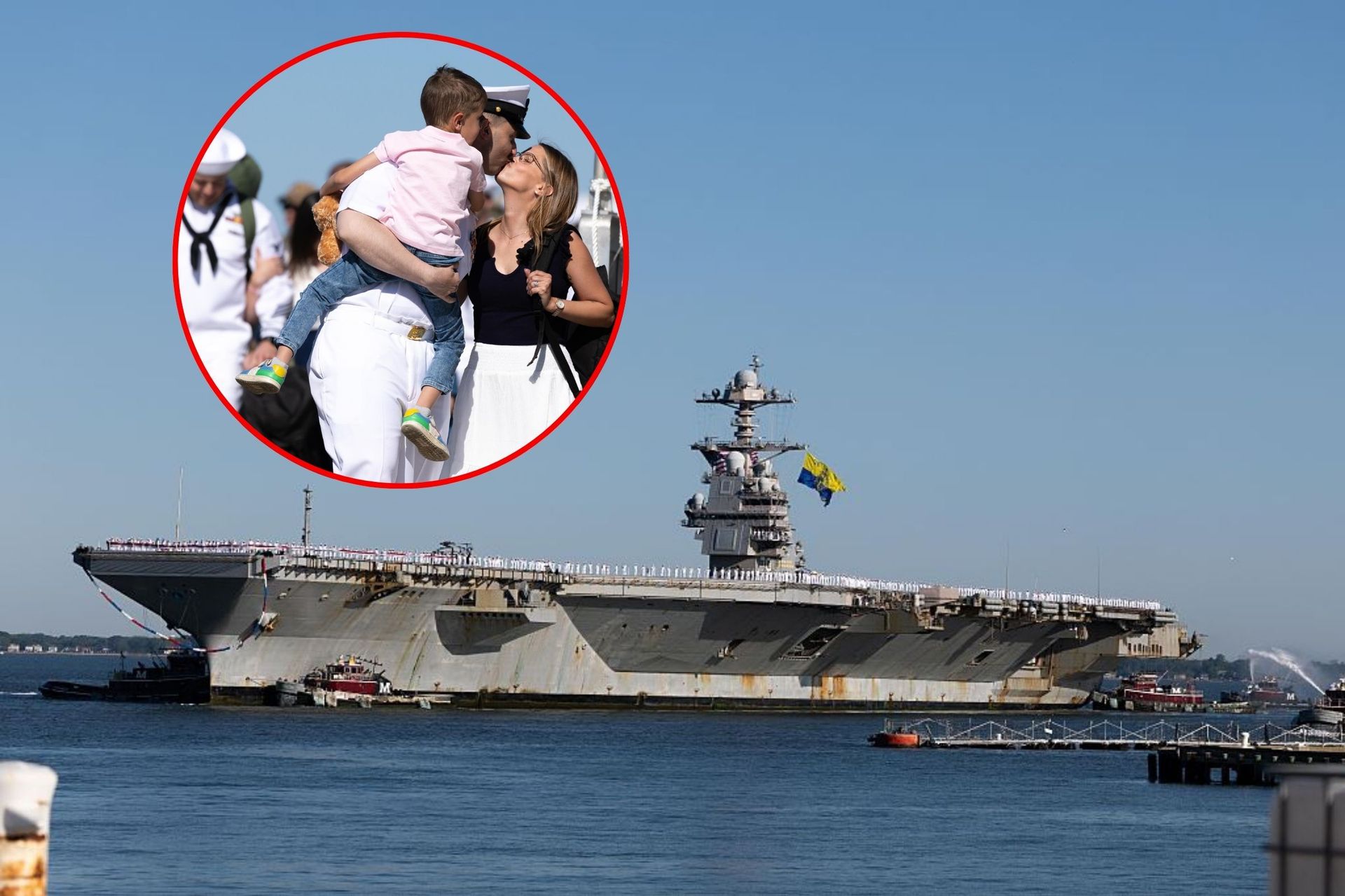 USS Gerald R. Ford wrócił do USA. Po 11 miesiącach misji