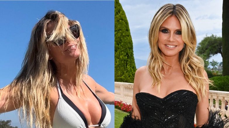 Heidi Klum eksponuje szczupłą sylwetkę w bikini. Petarda?