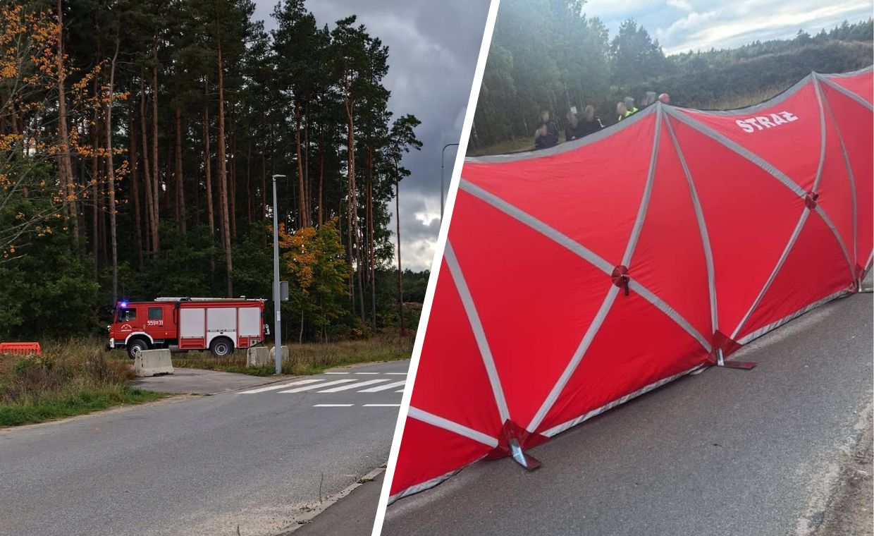 Ciało mężczyzny w rowie przy Trasie Kaszubskiej. Służby o ustaleniach