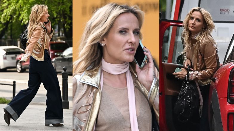 Patrycja Markowska parkuje na chodniku elektryka za 200 TYSIĘCY ZŁOTYCH i mknie załatwiać sprawy