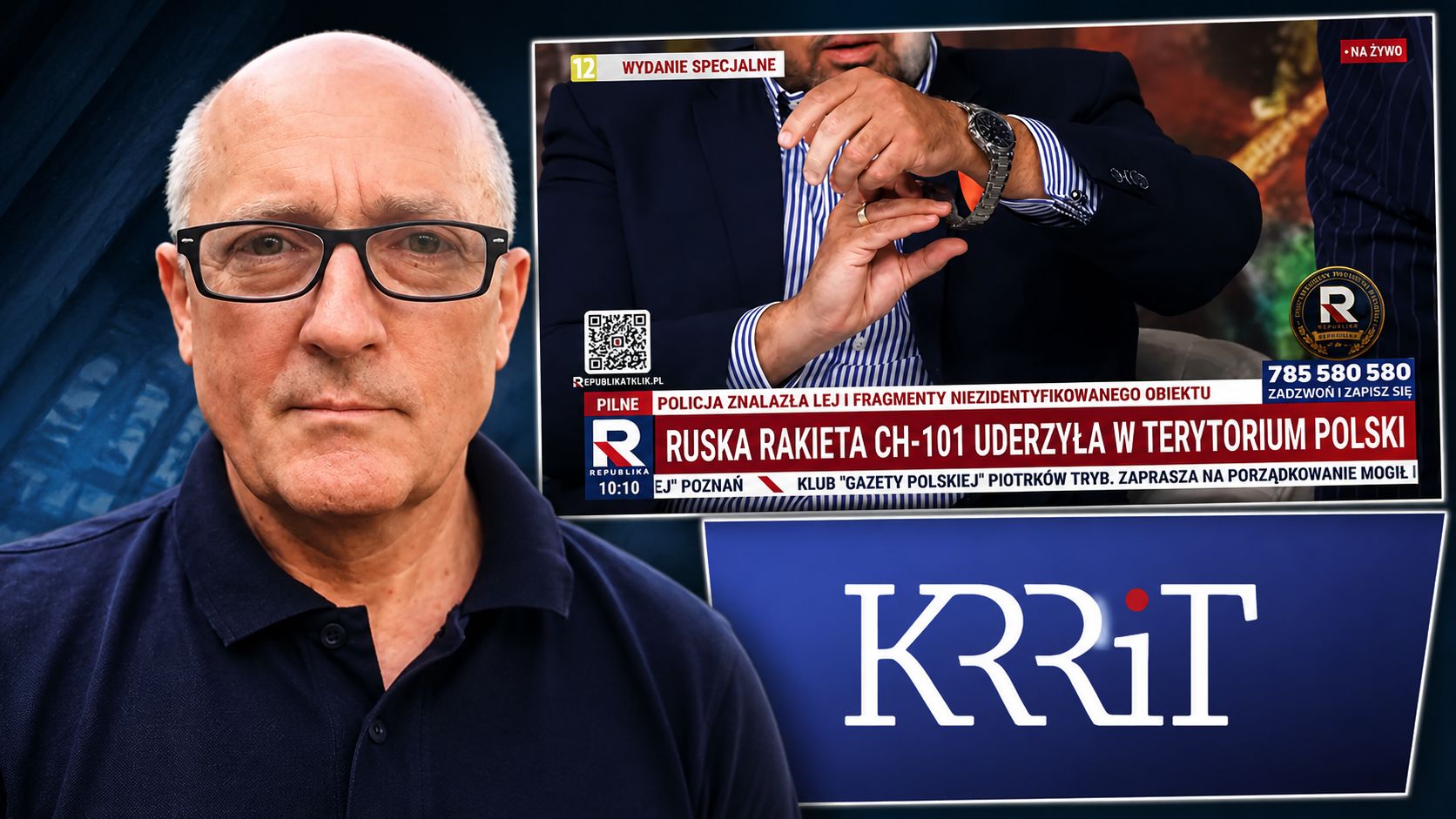 Były członek KRRiT chce ukarania Republiki. Za promocję zegarka
