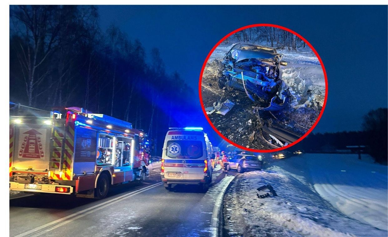 Poważny wypadek, siedem osób w szpitalu. Wśród rannych dzieci