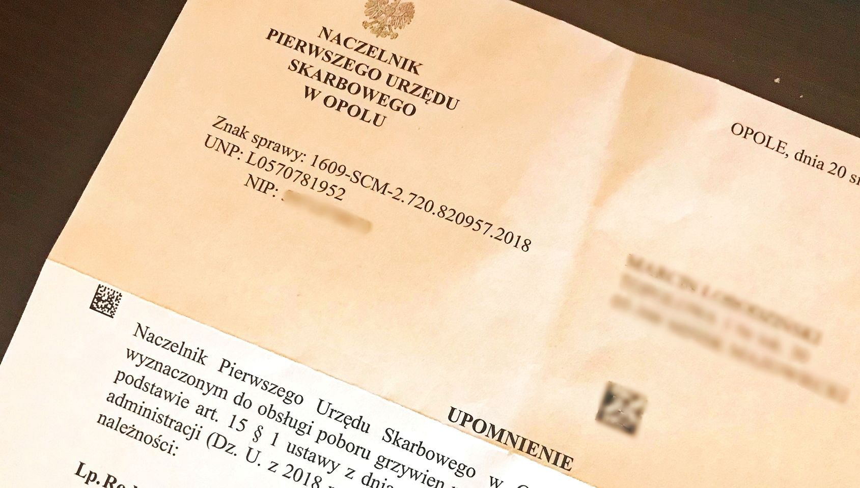 List z Opola wygląda jak próba oszustwa. Jedno jest pewne: musisz zapłacić