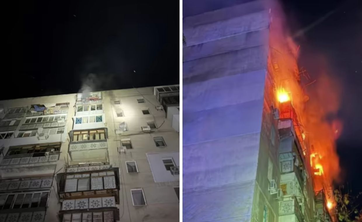 Zmasowany atak na Ukrainę. Alarmy powietrzne w całym kraju