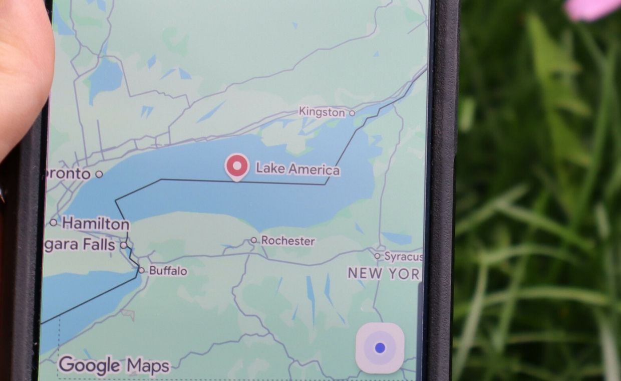 Jezioro Ameryka pojawiło się na mapach Google. Zgodnie z wolą Trumpa
