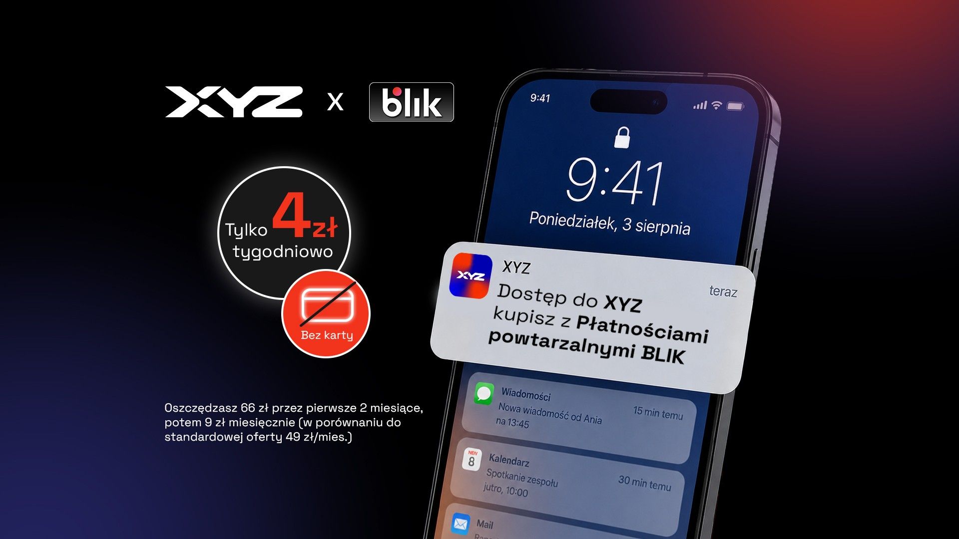 XYZ uruchamia tygodniową subskrypcję. Płatności także przez Blik