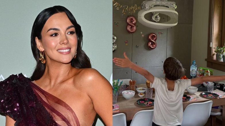 Pękająca z dumy Paulina Krupińska pokazała fotki z 8. urodzin syna: "Wspaniały to jest chłopiec"