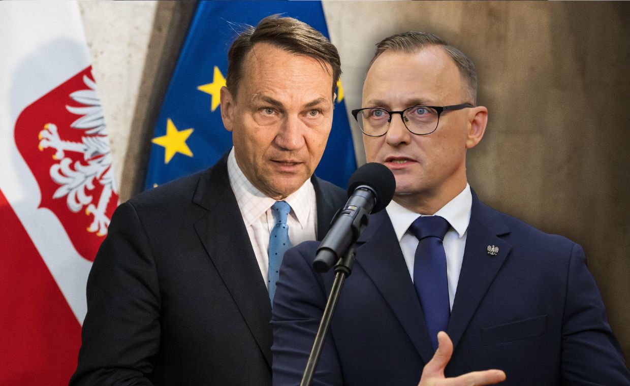 "Współczuję". Rzecznik prezydenta odpowiedział Sikorskiemu
