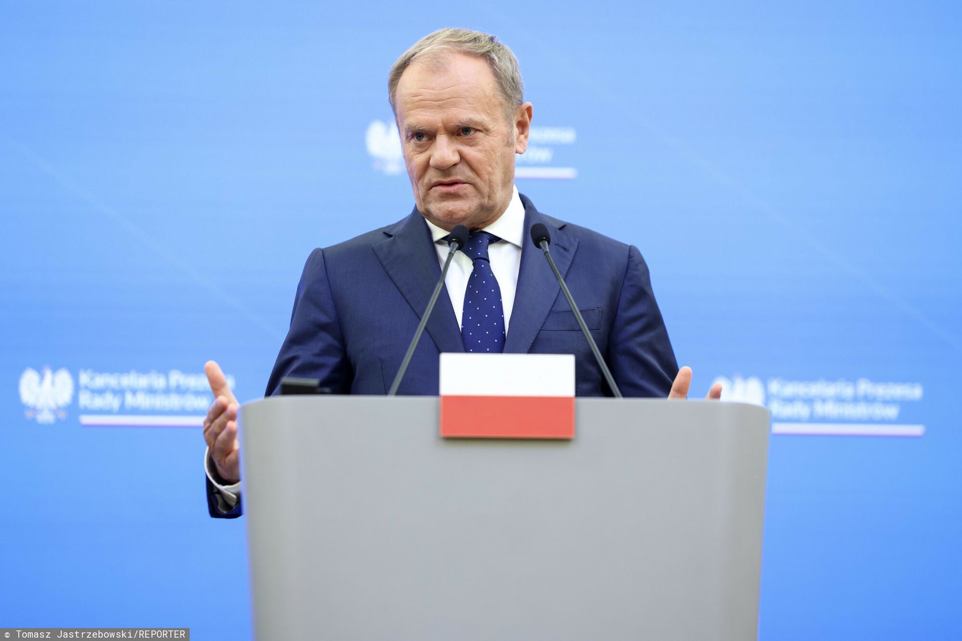 Niemiecki rząd reaguje na słowa Tuska. "Czekamy na rozstrzygnięcie"