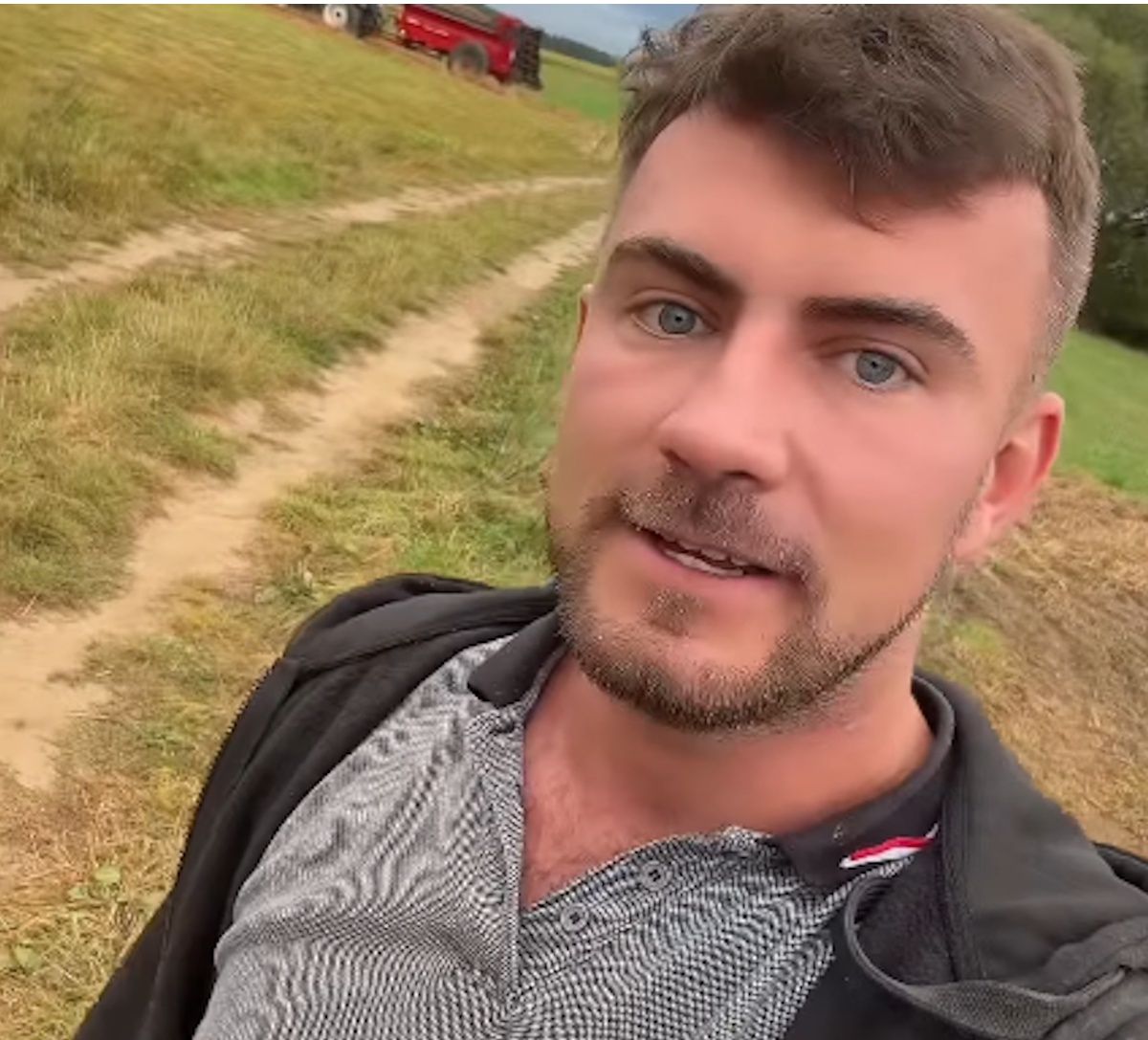 "Ktoś mi ukradł gnój z pola". Nagranie niesie się po sieci