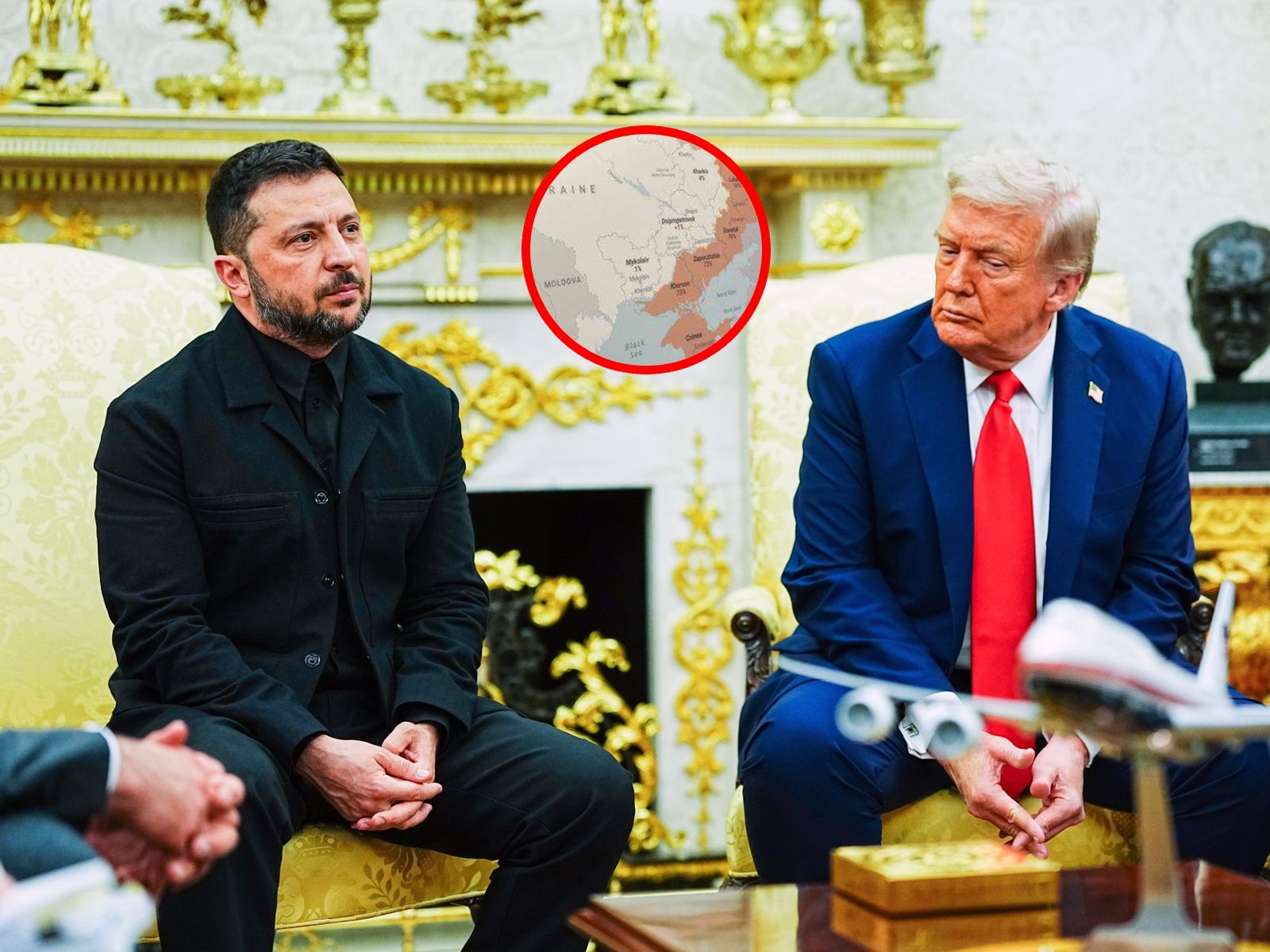 Tajemnicza mapa w Białym Domu. Oto co zawierała