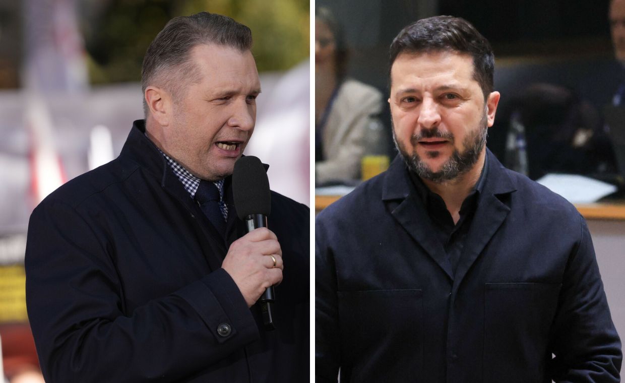 Czarnek ostro o Zełenskim. "Wyleciałby jak u Trumpa"