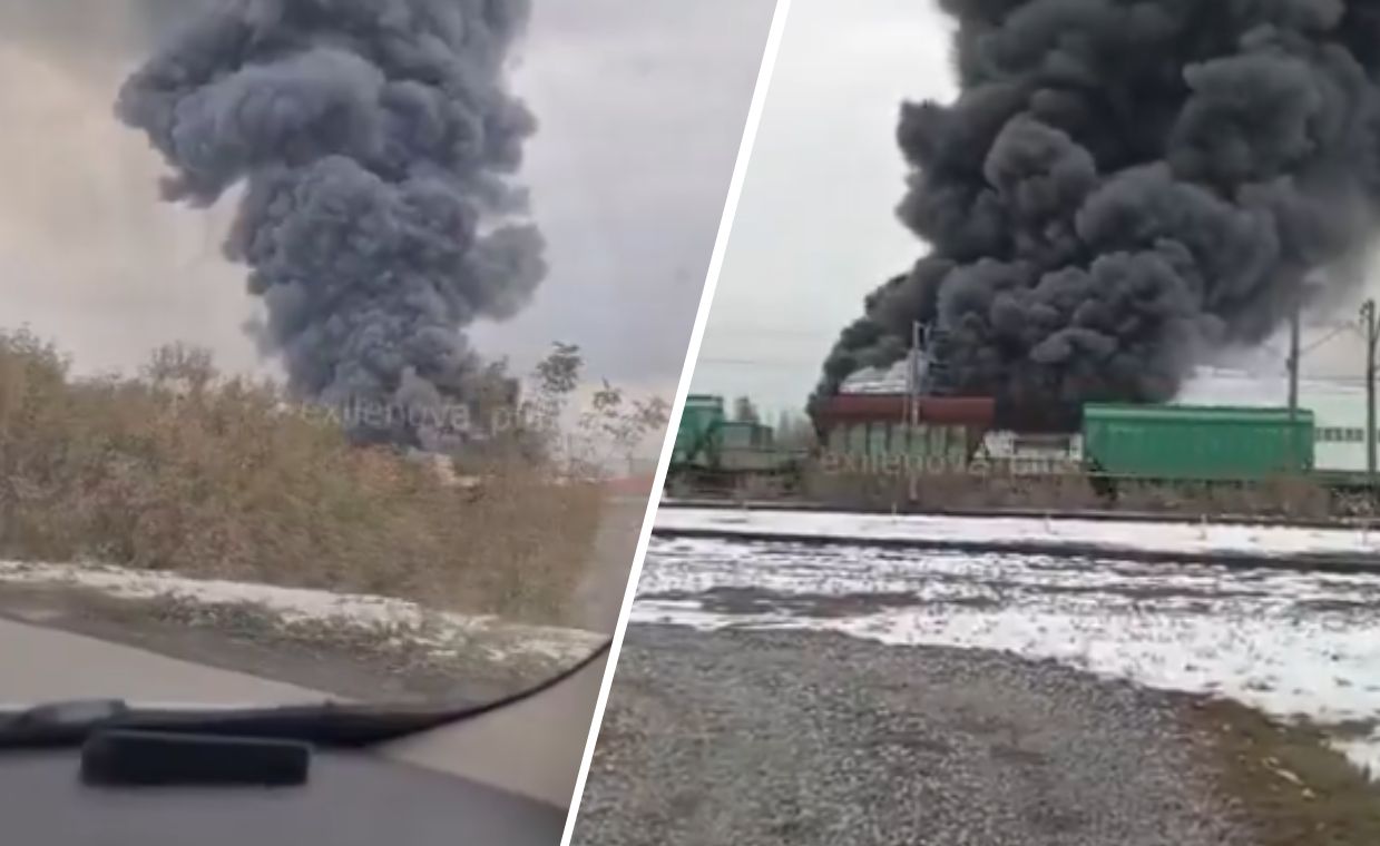 Słup dymu w Rosji. Pożar zakładu współpracującego z wojskiem