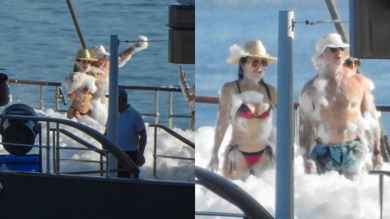 Jeff Bezos i Lauren Sanchez taplają się w pianie na jachcie wartym 500 milionów dolarów. Fajnie mają?