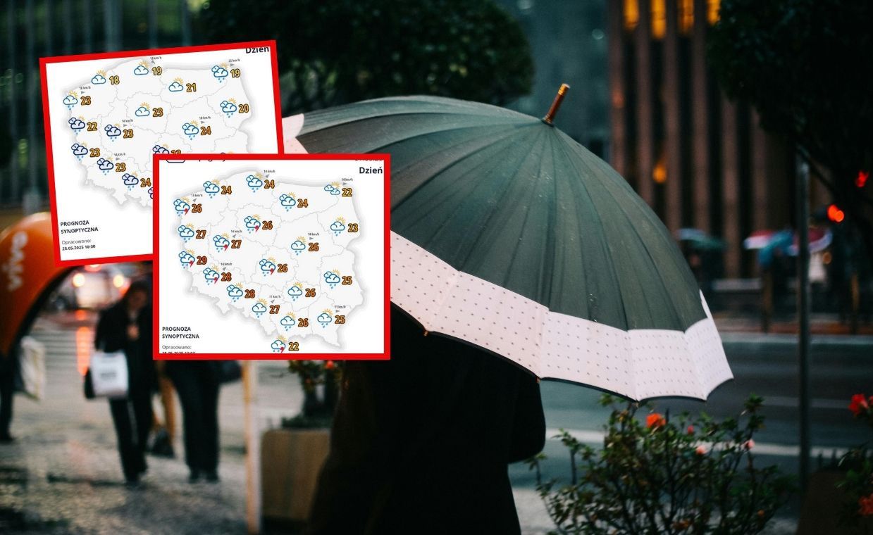 Pogoda na weekend. Słońce, deszcz i burze