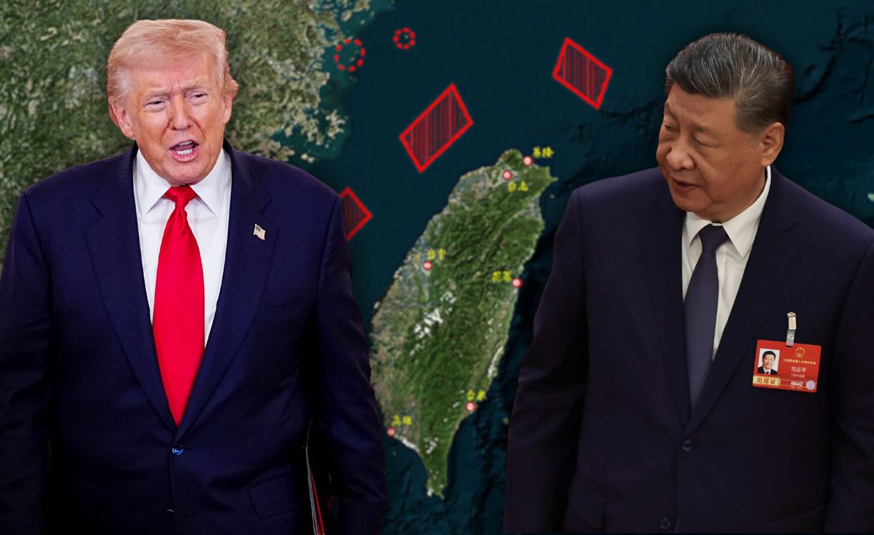 Chińskie myśliwce nad Tajwanem. "Próba dealu z Donaldem Trumpem"