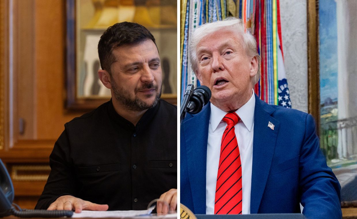 Zełenski znów rozmawiał z Trumpem. Drugi dzień z rzędu