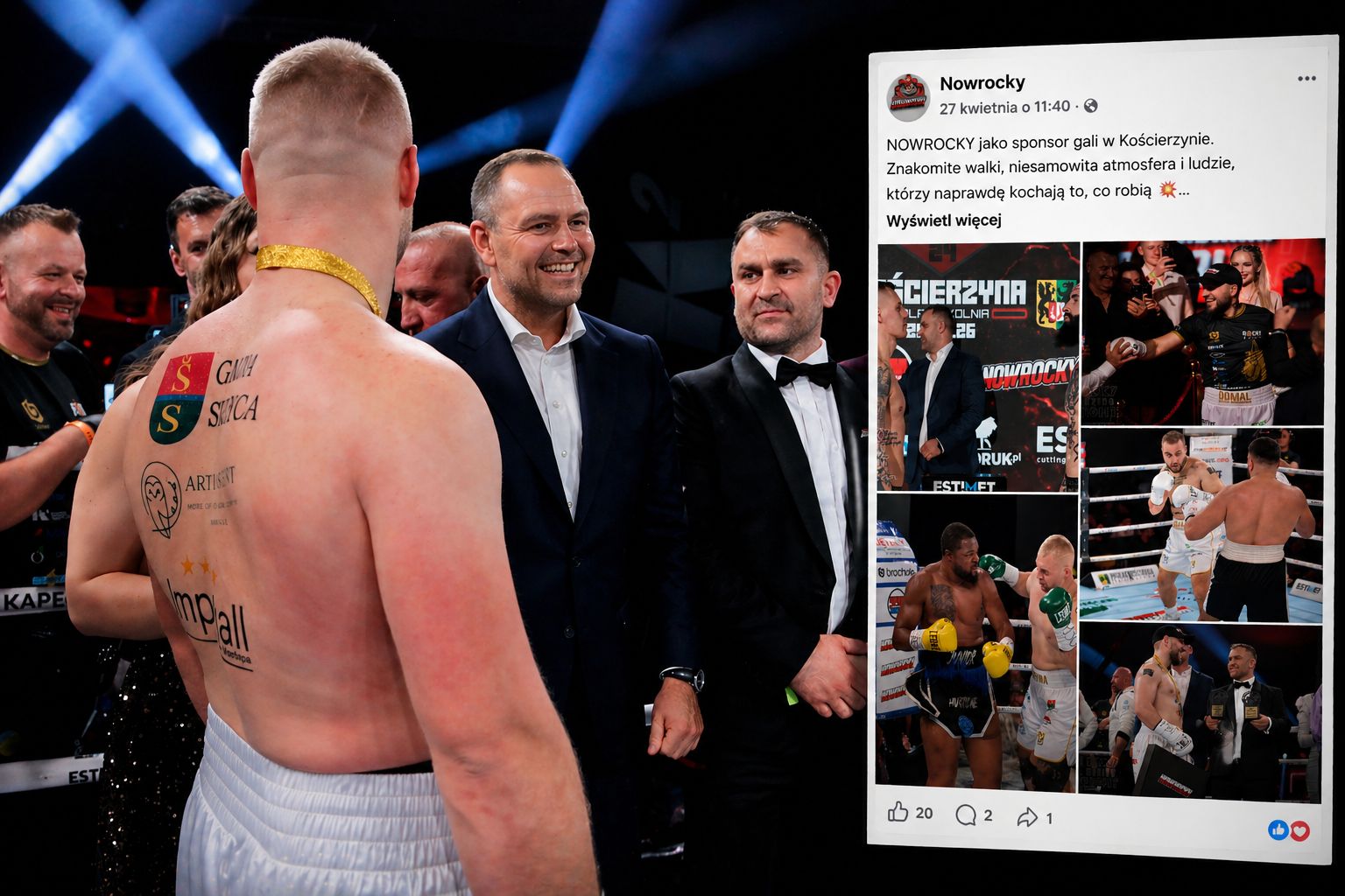 Prezydent na gali sponsorowanej przez "Nowrocky". A firmę wciąż bada policja