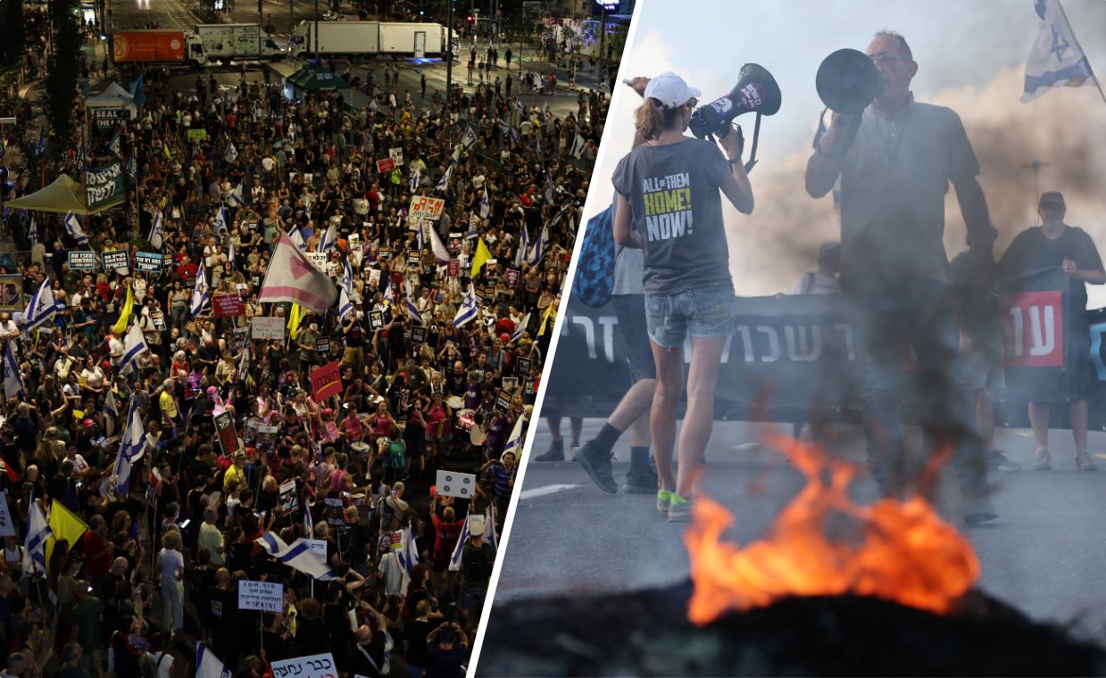Morze ludzi na ulicach Izraela. Demonstranci stawiają jasne żądania