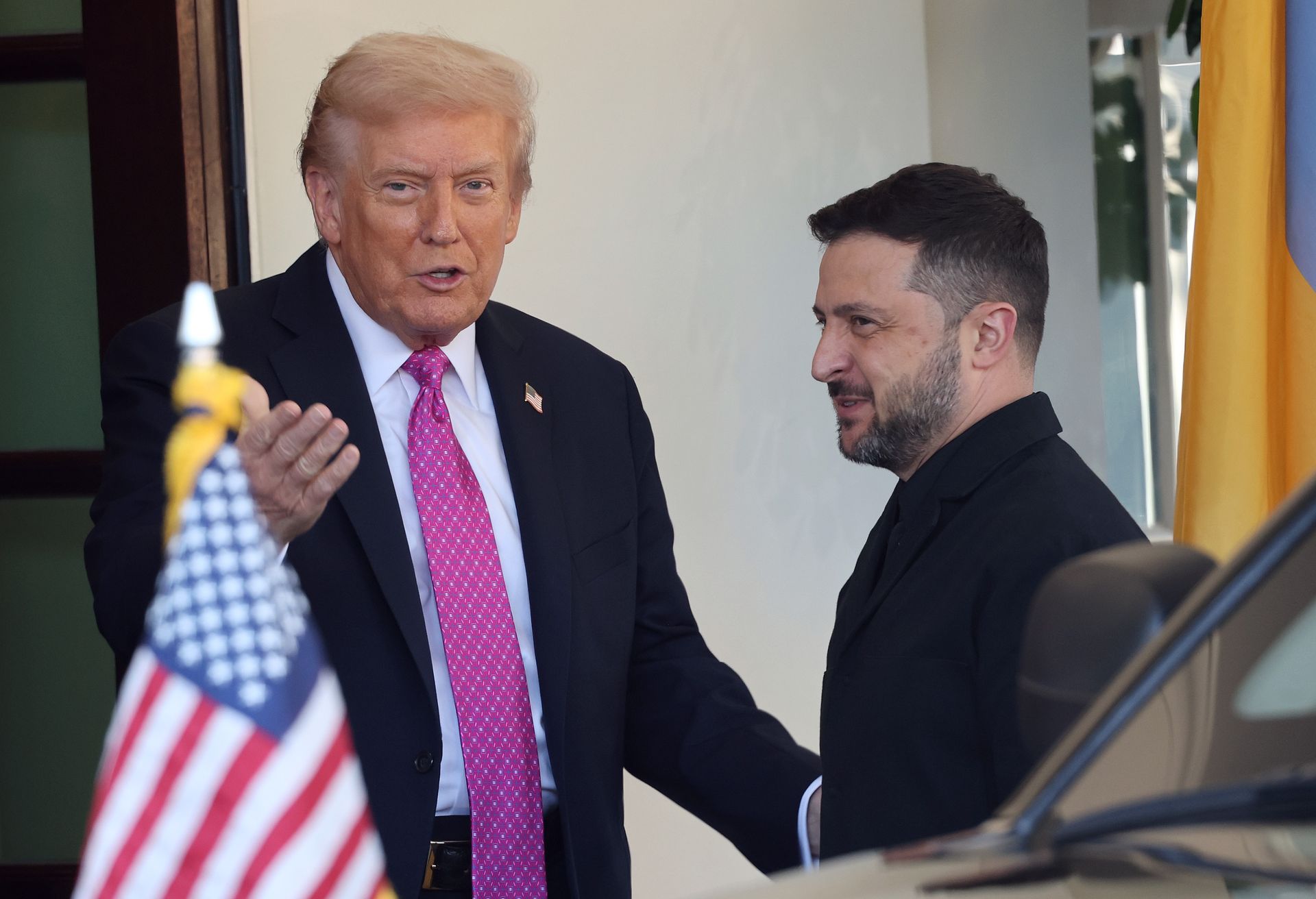 Trump zaskoczył ws. Zełenskiego. "Lubię go"