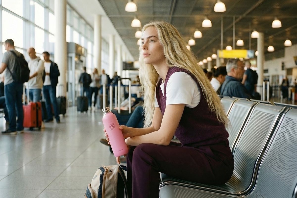 Butelka do samolotu: jaką możesz zabrać w bagażu podręcznym?