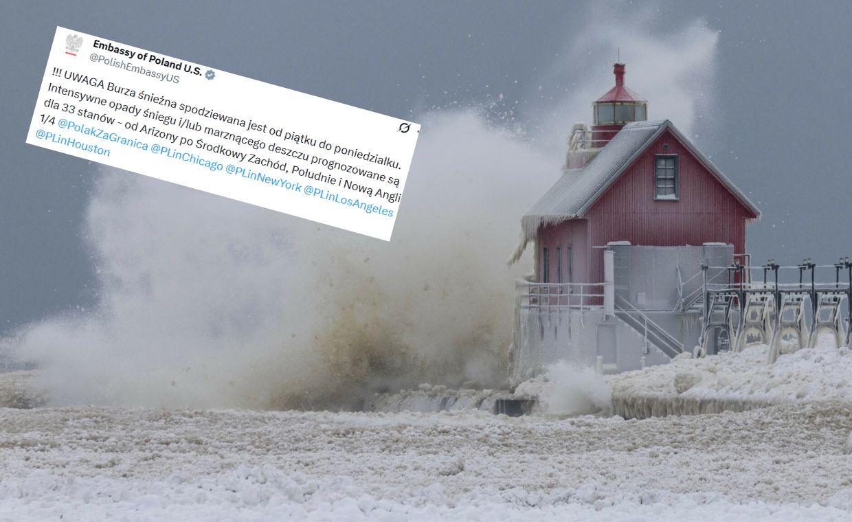 "Zaopatrz się w żywność". Pilny komunikat polskiej ambasady w USA