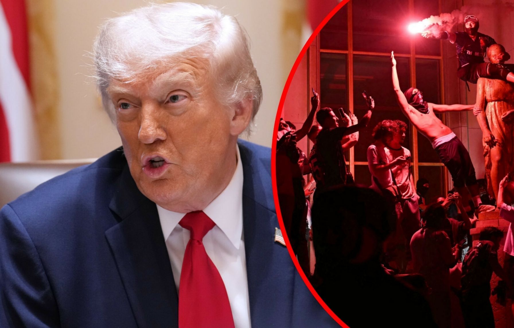 Co wydarzyło się w nocy? Zamieszki we Francji i Trump uderza w papieża [SKRÓT NOCY]