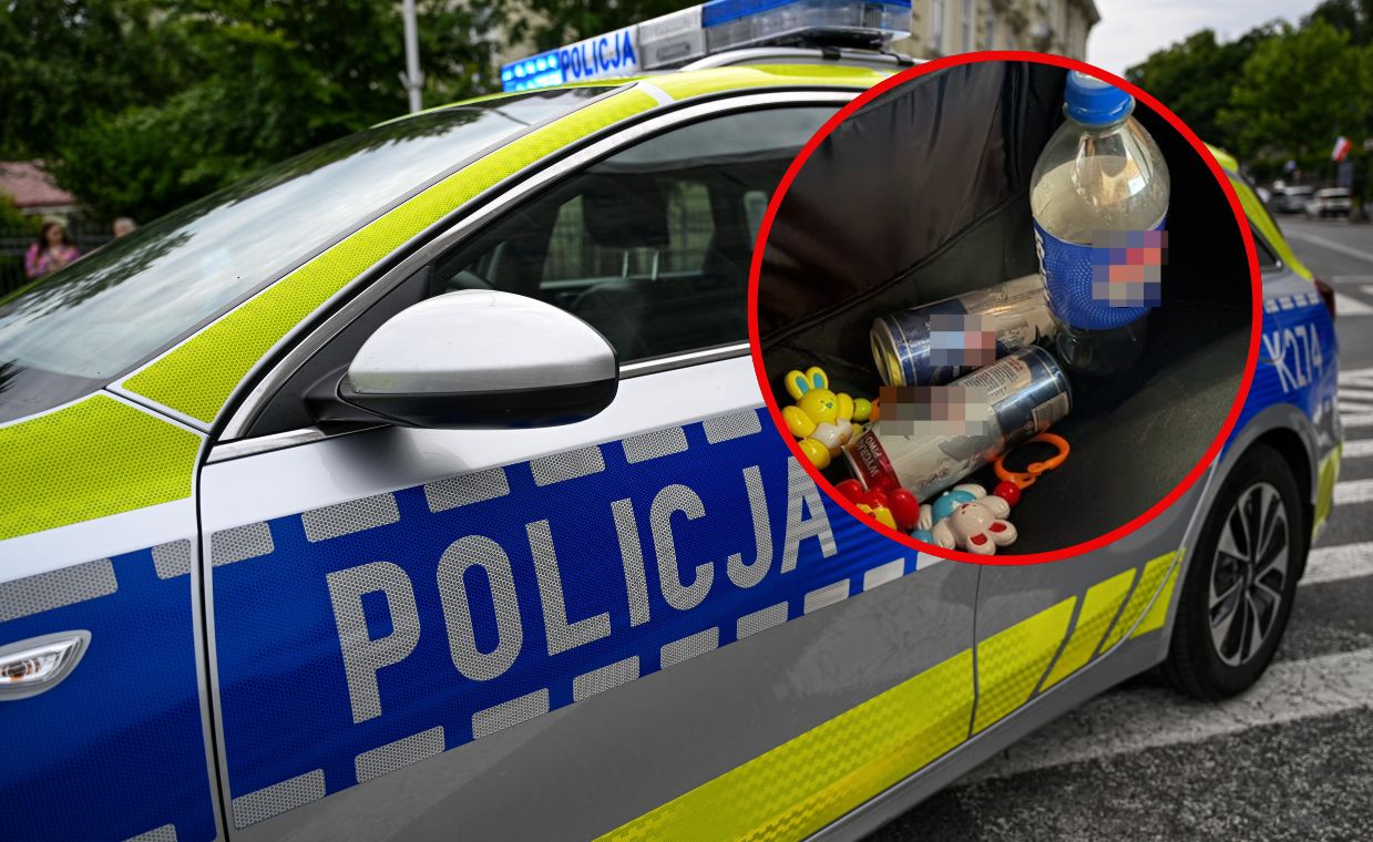 Bulwersujący widok na ulicy. W wózku był miesięczny chłopiec