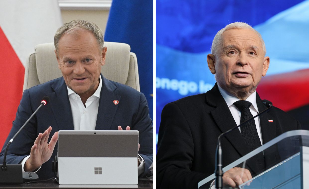 Tusk prześmiewczo o Kaczyńskim. Nazwał go Małym Bu