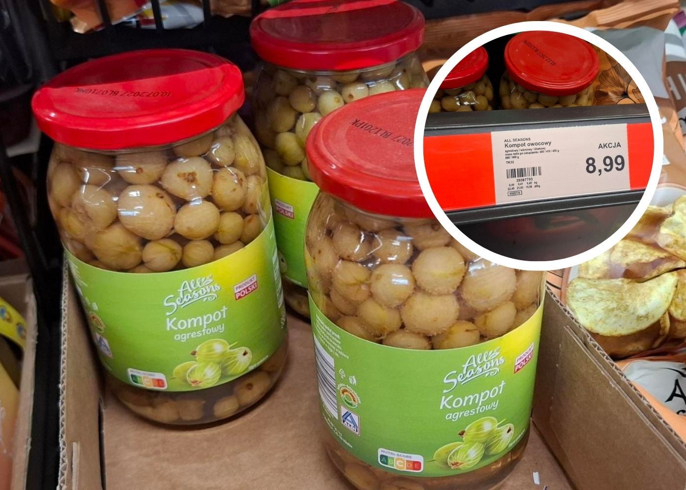 Wypatrzyłam te słoiczki na półce w Aldi. Skład tak dobry, iż już nie muszę robić przetworów
