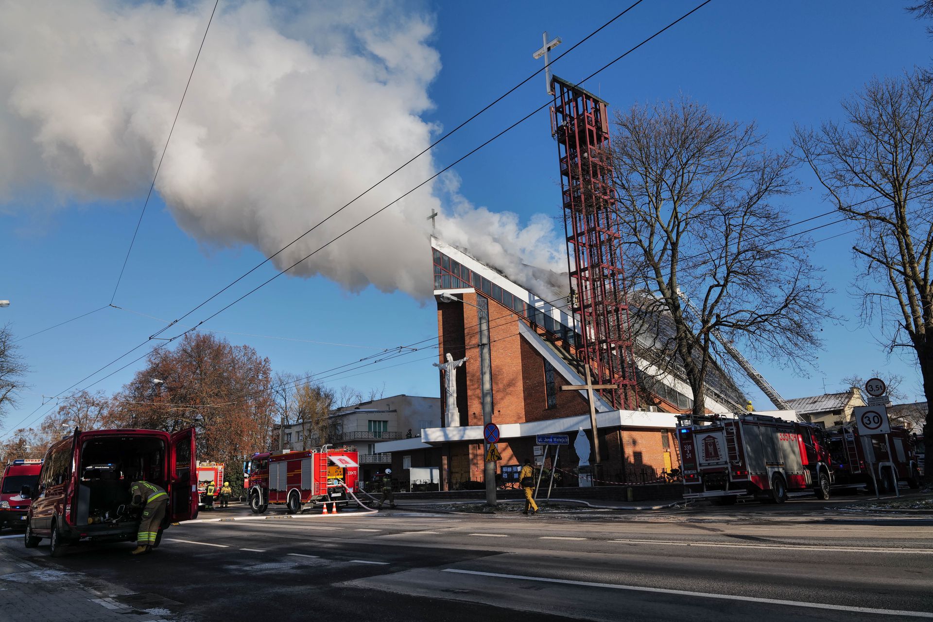 Pożar kościoła w Lublinie. Jest komunikat parafii