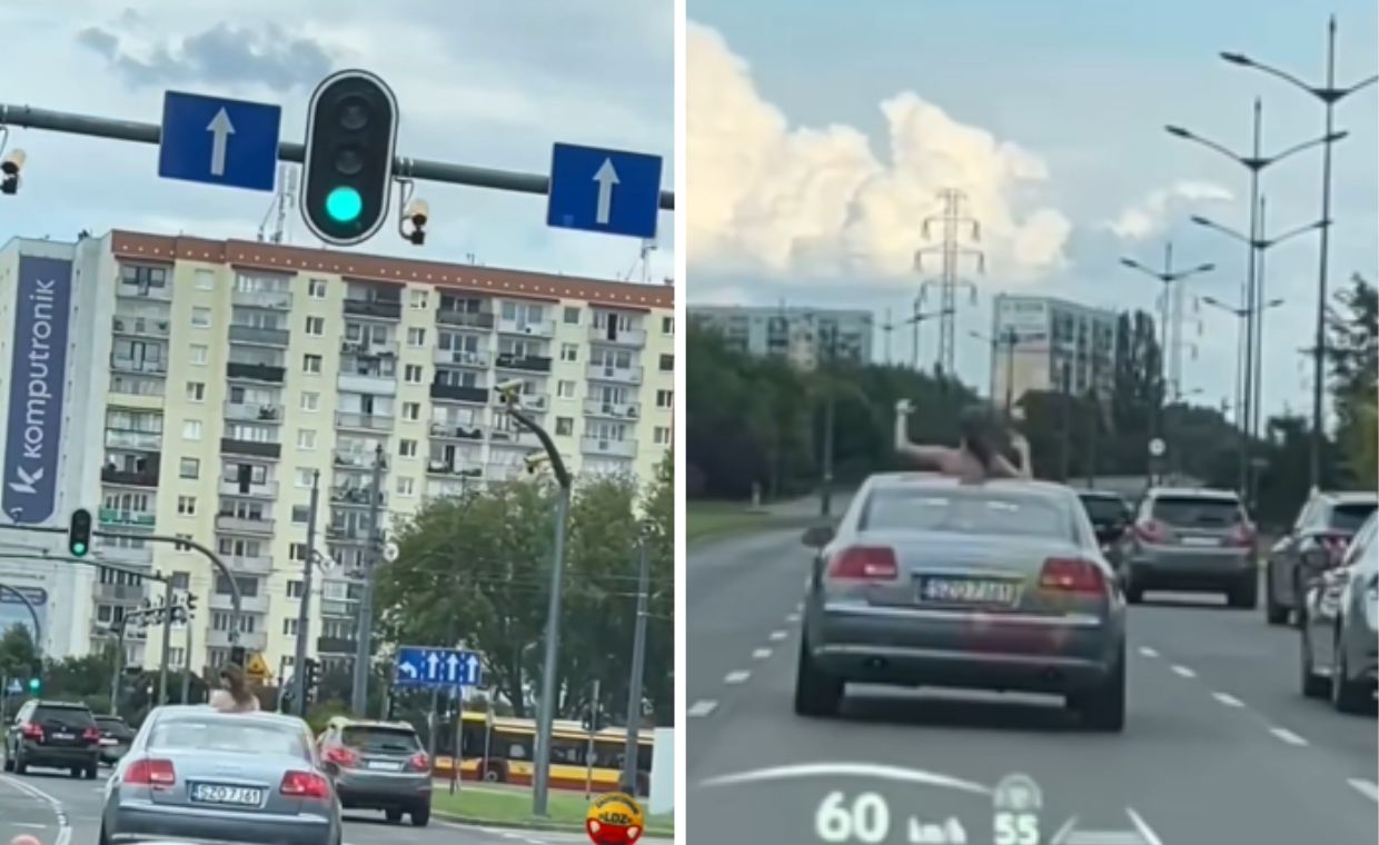 Niecodzienny incydent w Łodzi. Kobieta może mieć kłopoty