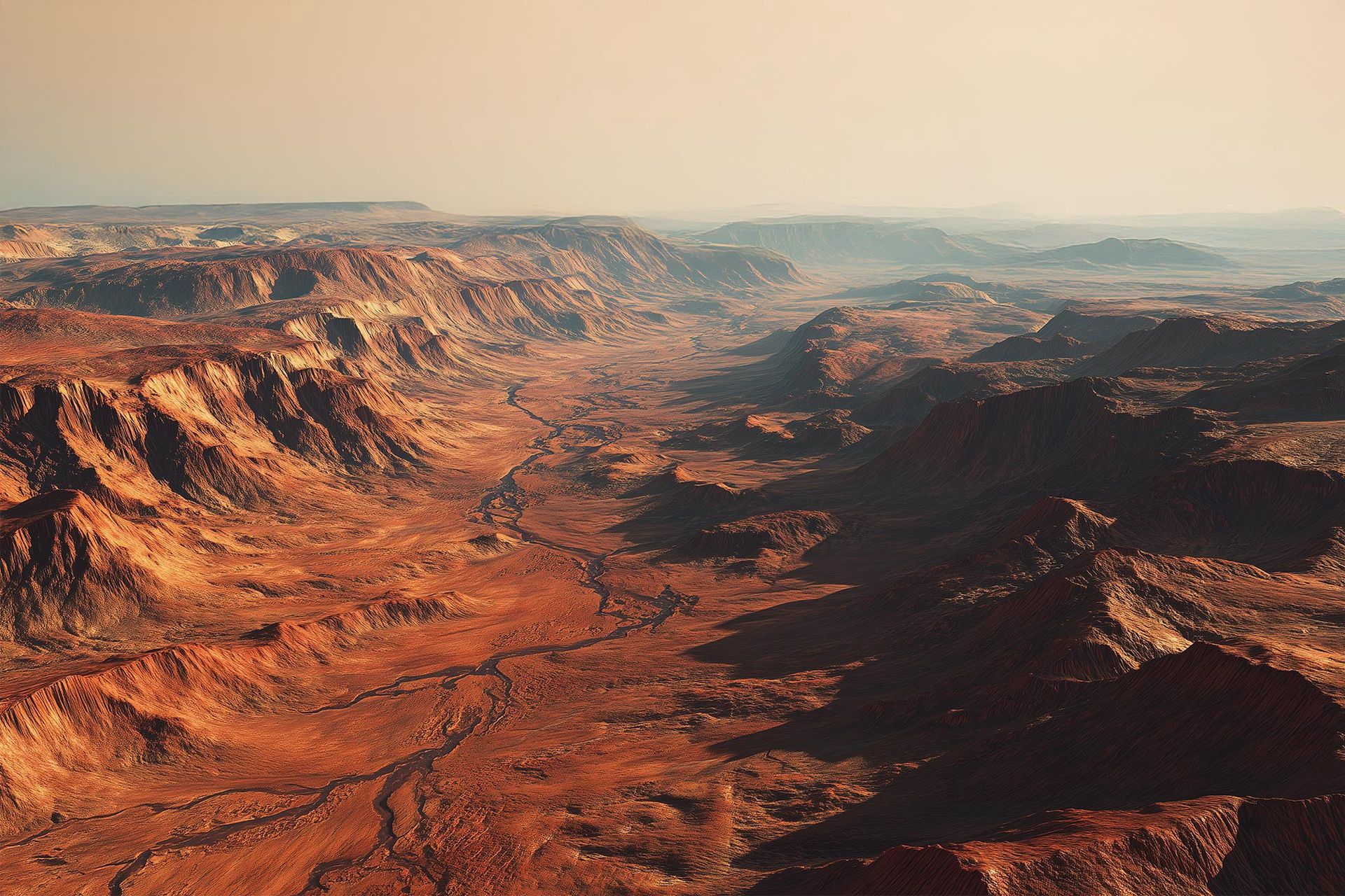 Odkrycie na Marsie. Ten region skrywa tysiące kilometrów pradawnych rzek