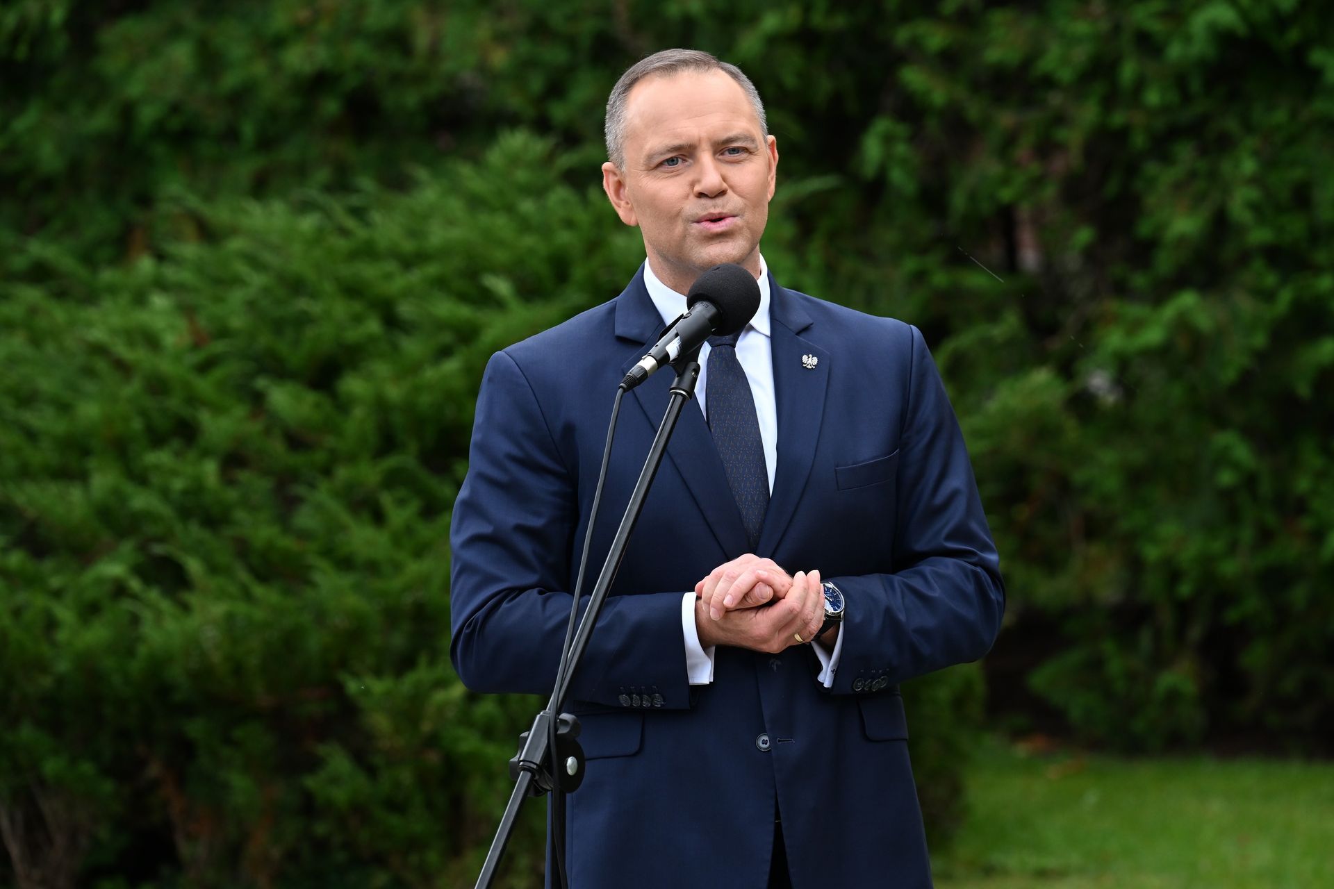 Co ustalili Kosiniak-Kamysz i Trump? Nawrocki komentuje