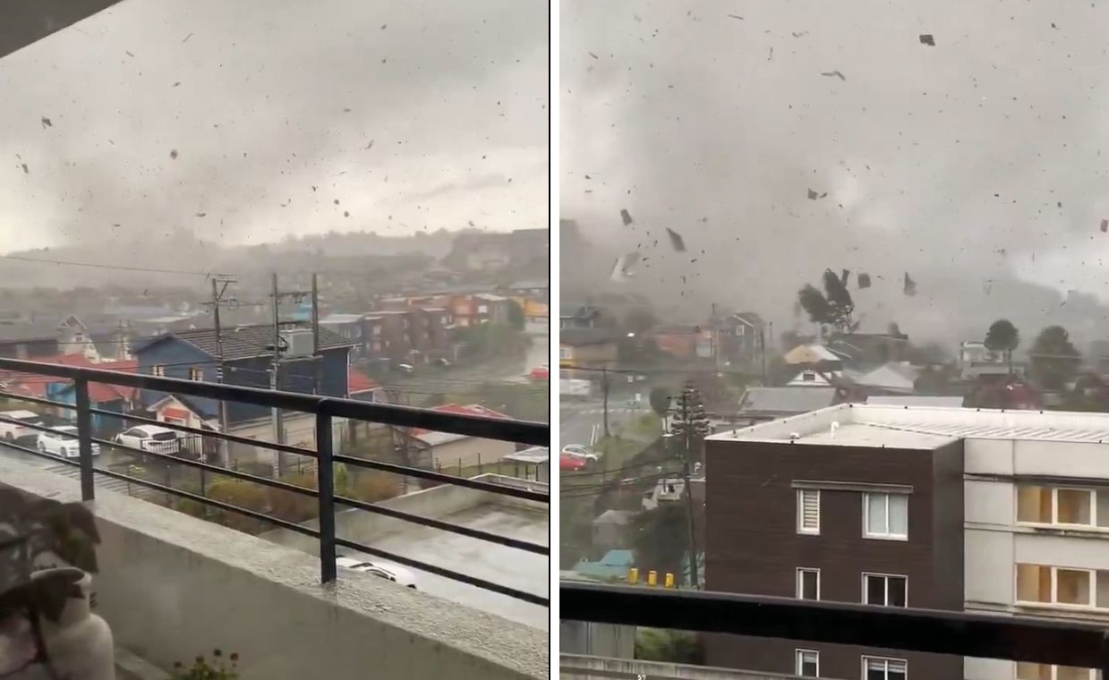 Tornado w Chile. Ponad 100 uszkodzonych domów