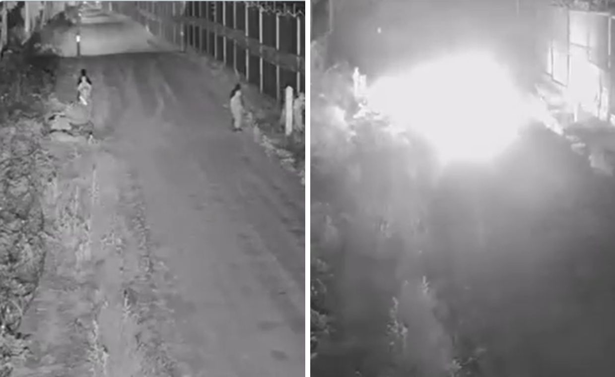 Kula ognia na granicy. Rzucili w strażników koktajlem Mołotowa