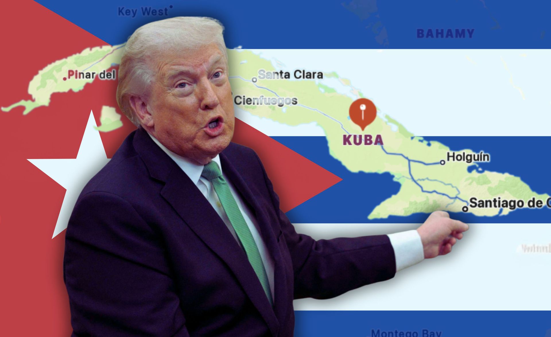 Trump wskazuje na Kubę. "Już wkrótce"