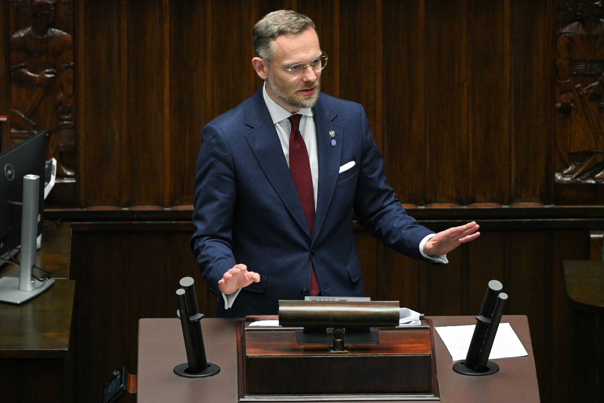 "Nie znacie, czym jest wstyd". Bogucki grzmiał w Sejmie