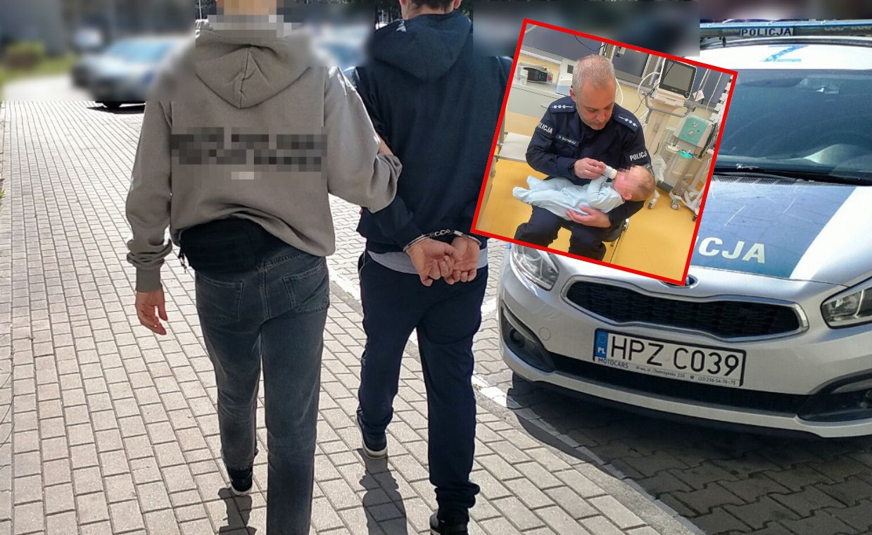 Dramatyczna interwencja w Warszawie. Pijani rodzice i półroczne dziecko