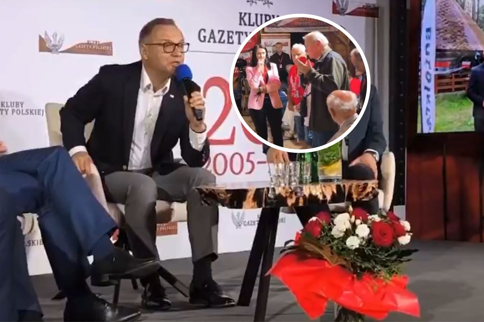 Ostre spięcie na spotkaniu z Narciarzem. Emocjonalna reakcja byłego prezydenta