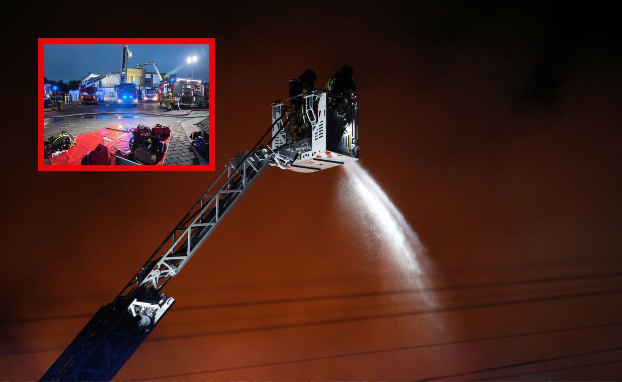 Pożar domu przyjęć w Mszanie. 21 zastępów straży i ogromne straty