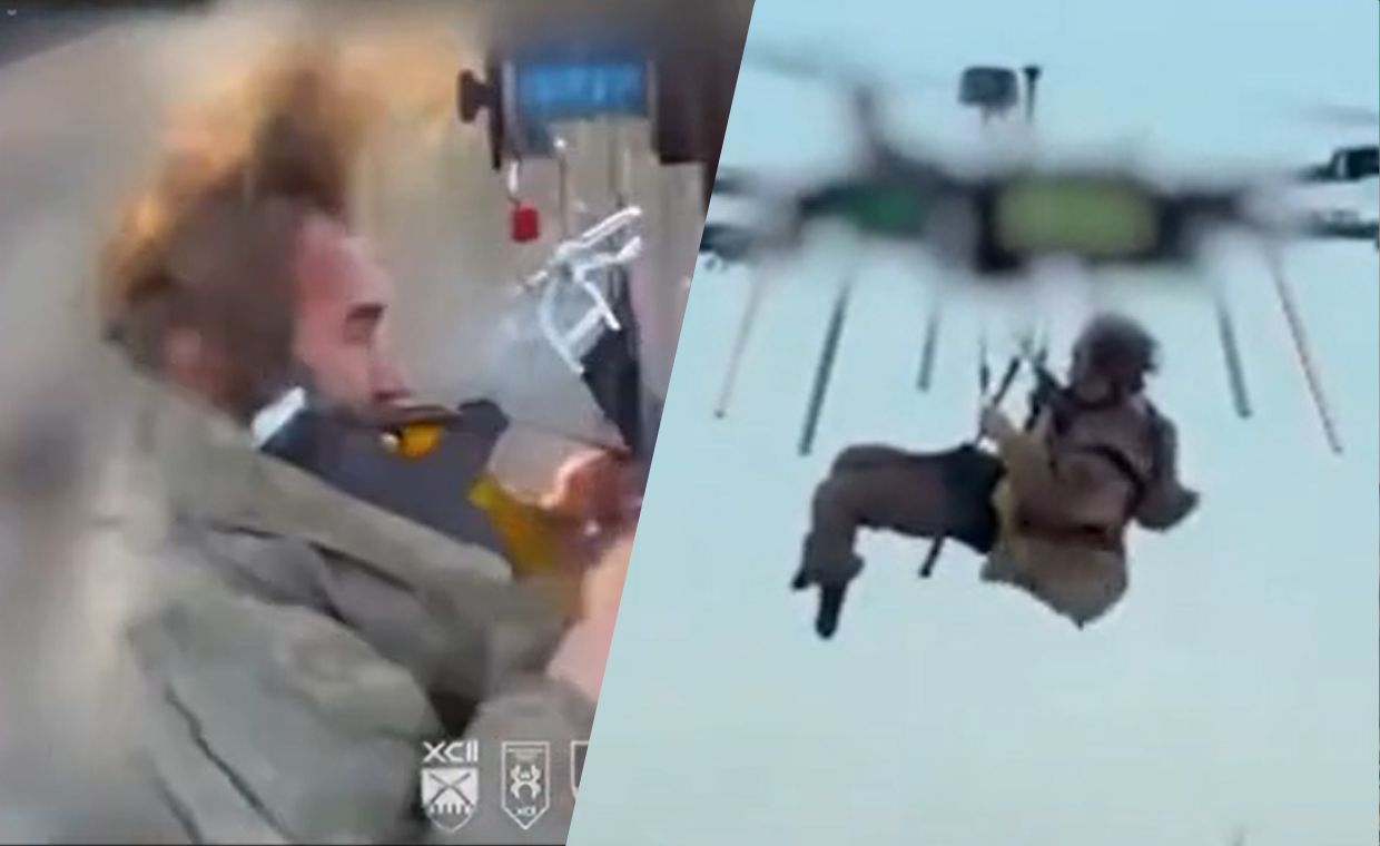 Dron wyciągnął rannego żołnierza z pola minowego. Pierwsza taka akcja w historii