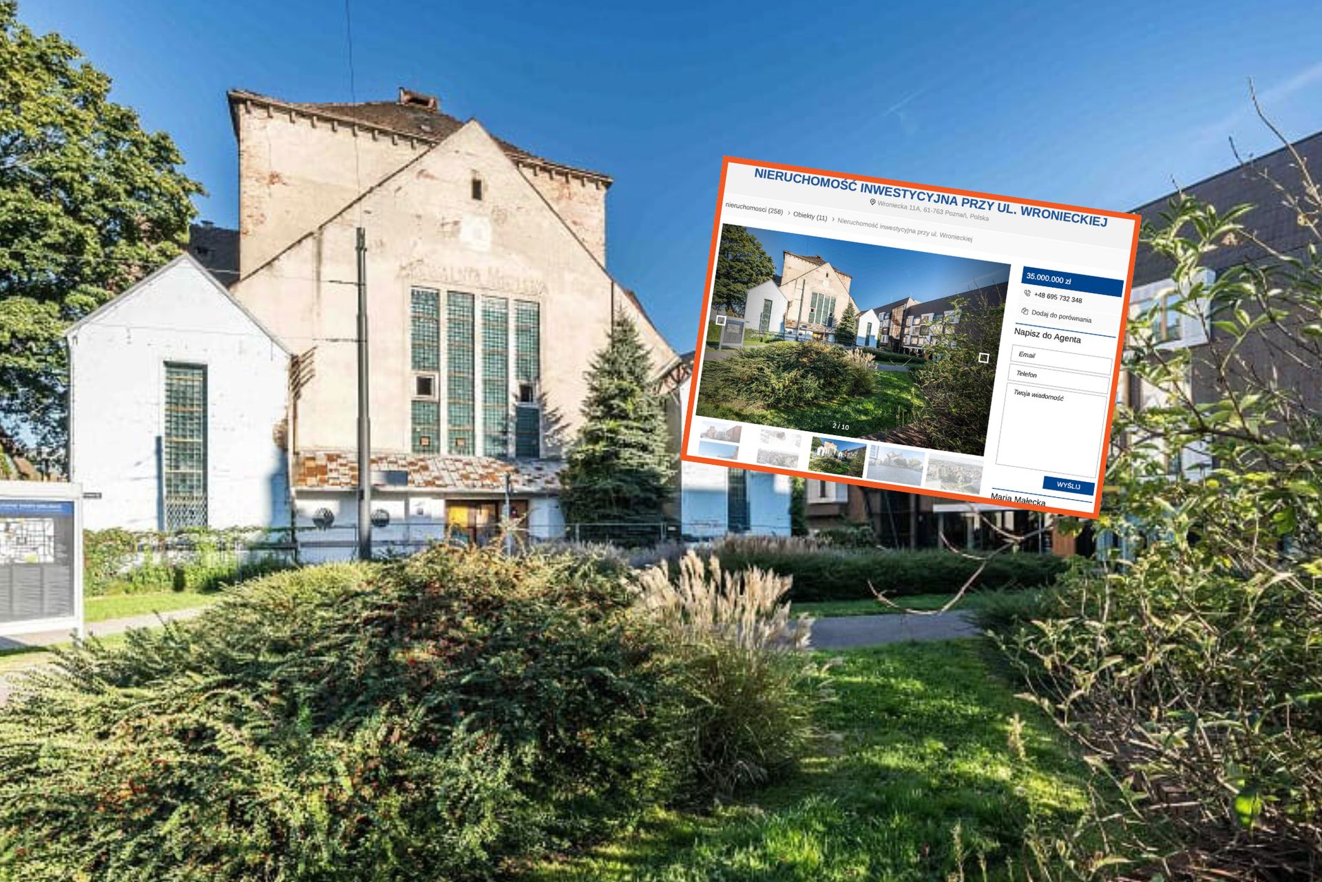 Wystawili na sprzedaż zabytkową synagogę. Pomieści choćby 120 mieszkań