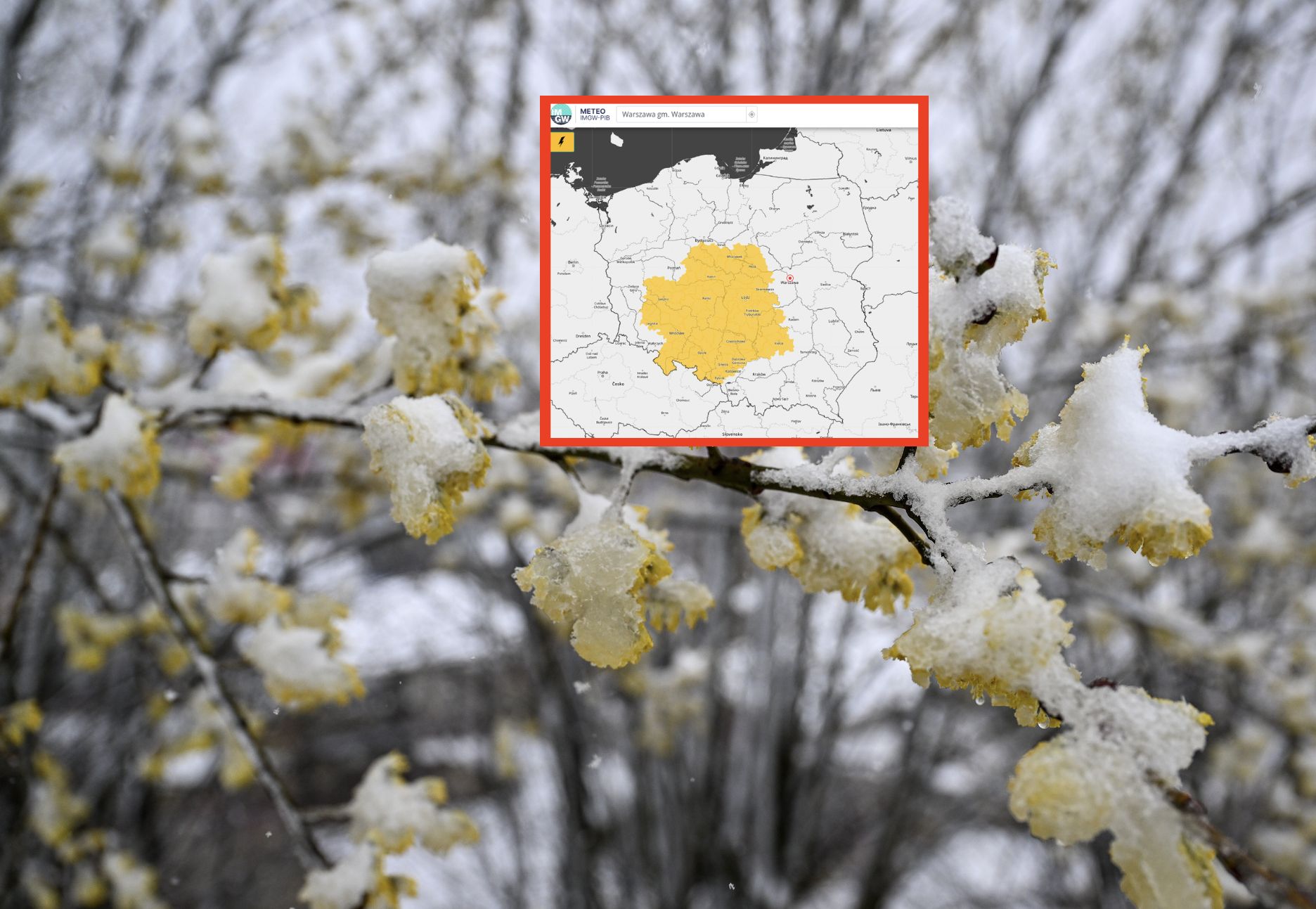 Zimna Zośka przynosi alerty dla połowy Polski. Sypnie grad