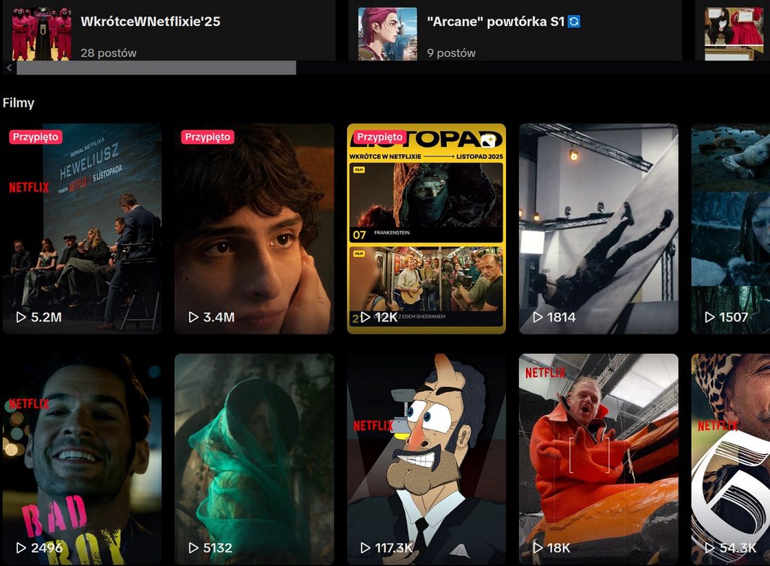 Netflix, Lidl i Polsat rządzą na TikToku