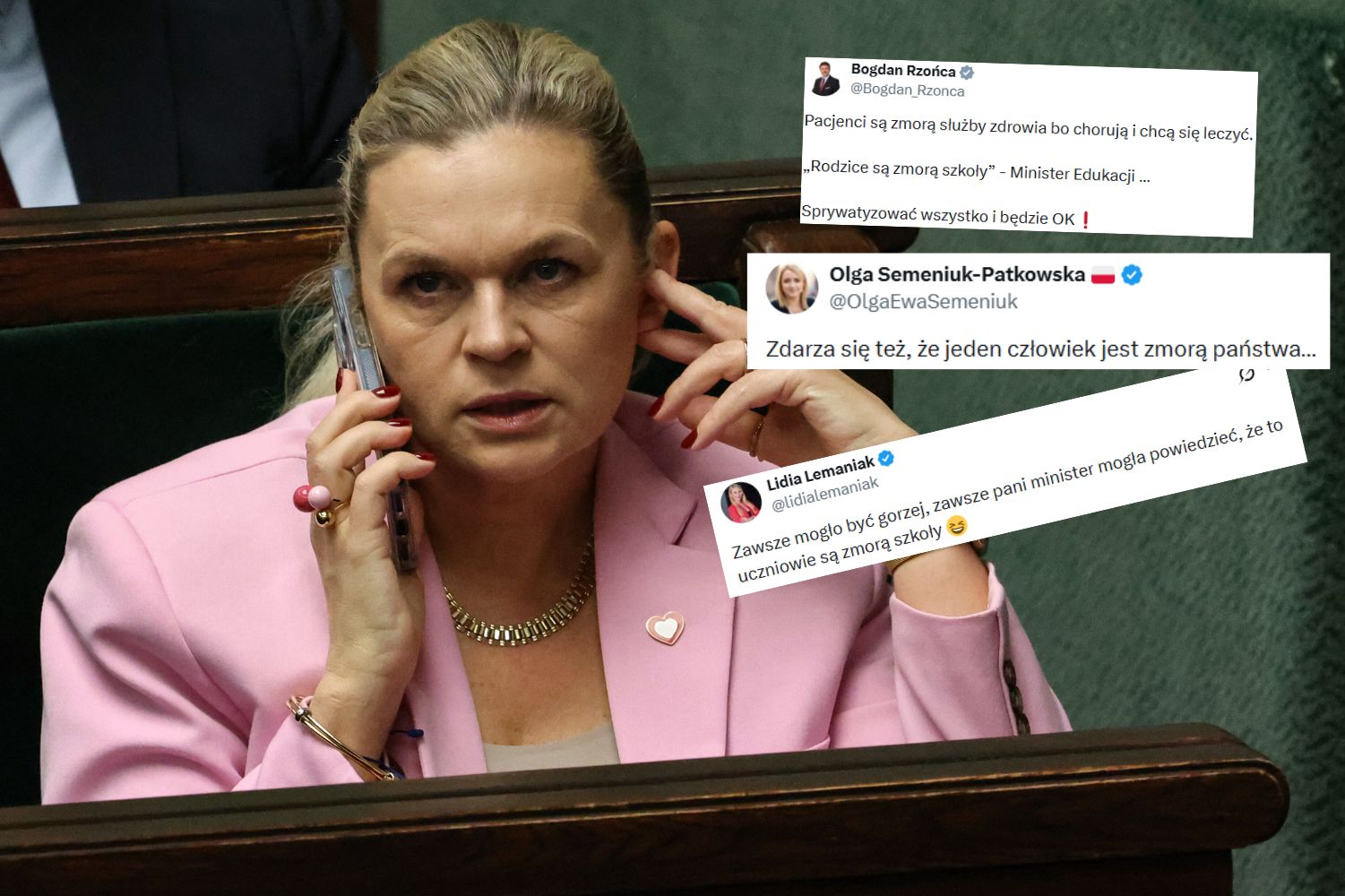"Rodzice są zmorą szkoły". W sieci burza po słowach Nowackiej